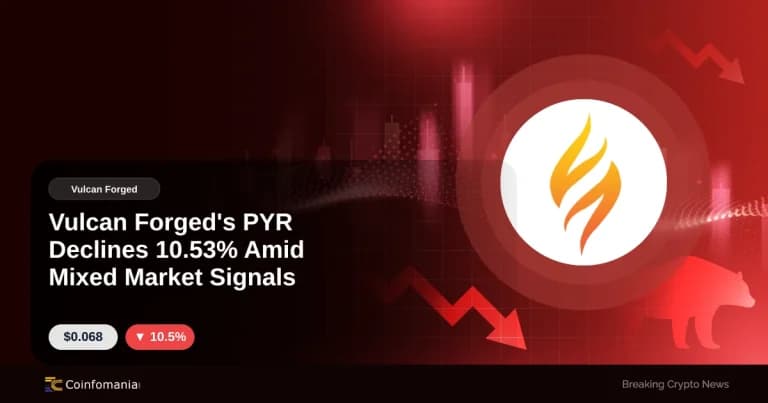 Vulcan Forged’s PYR Declines 10.53% Amid Mixed Market Signals