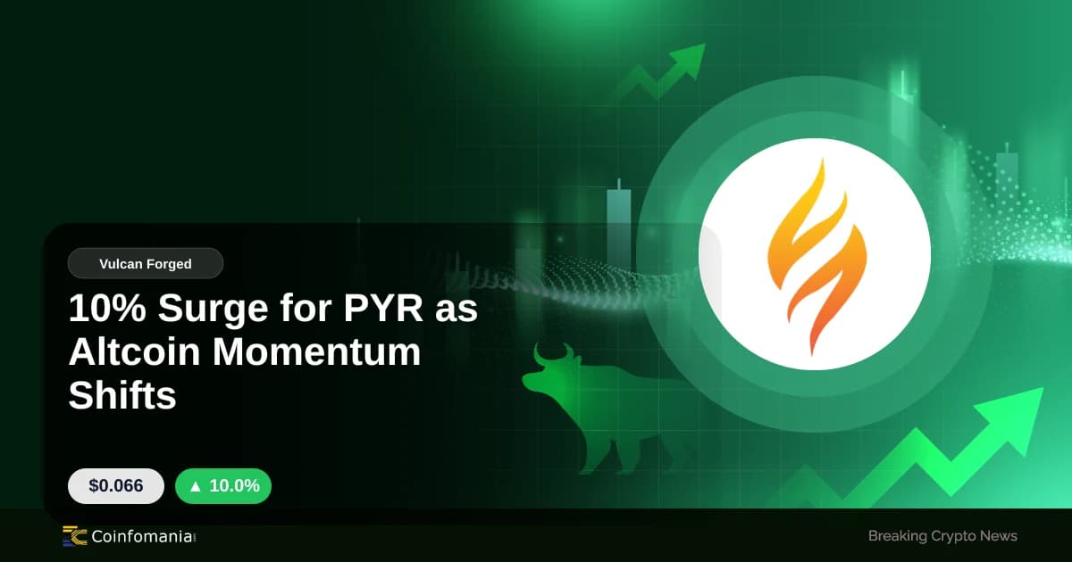 10% Surge for PYR as Altcoin Momentum Shifts