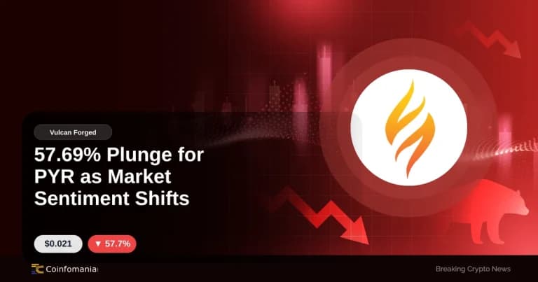57.69% Plunge for PYR as Market Sentiment Shifts