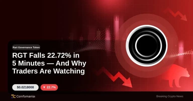 RGT Falls 22.72% in 5 Minutes — And Why Traders Are Watching
