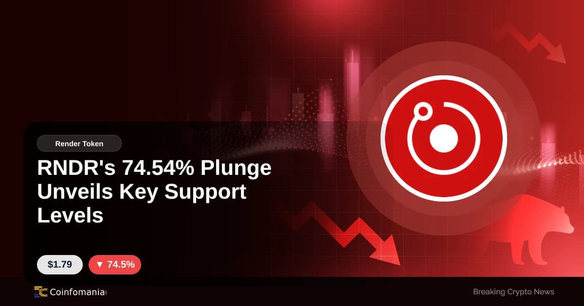 RNDR’s 74.54% Plunge Unveils Key Support Levels