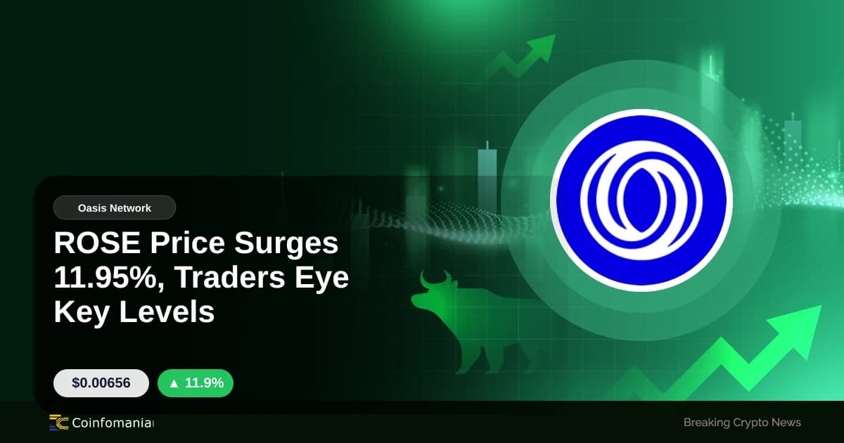 ROSE Price Surges 11.95%, Traders Eye Key Levels