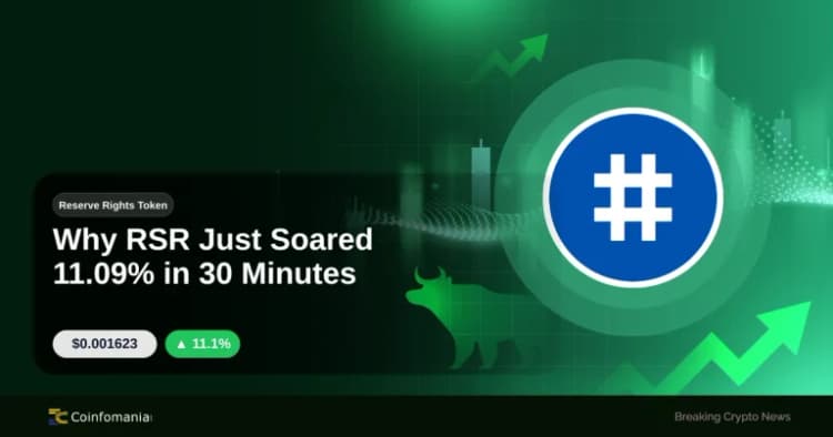 RSR wzrósł o 11,09% w 30 minut