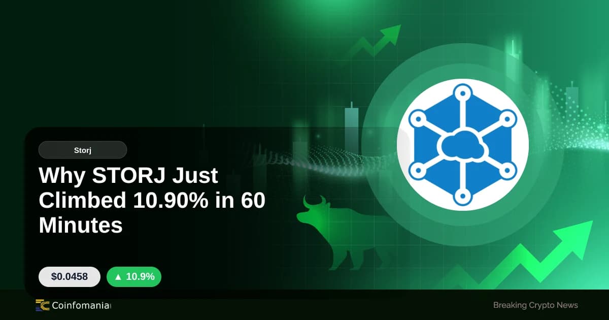 Why STORJ Just Climbed 10.90% in 60 Minutes