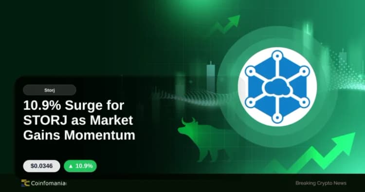 STORJ сегодня поднимается на 10,9% на фоне роста рынка