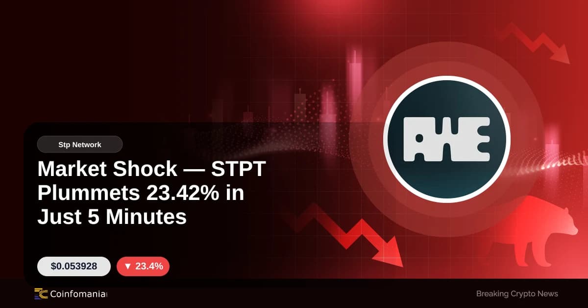 Shock en el Mercado — STPT Se Desploma un 23.42% en Solo 5 Minutos