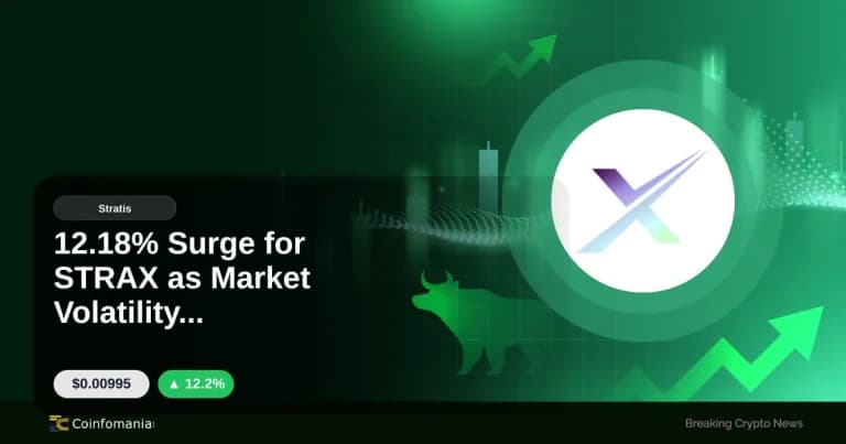 12.18% Surge for STRAX as Market Volatility Intensifies