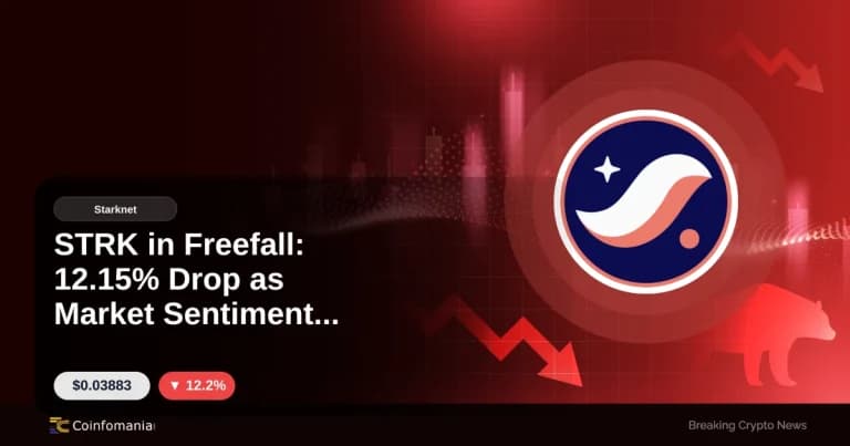 STRK in Freefall: 12.15% Drop as Market Sentiment Shifts