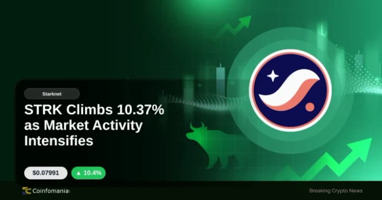 STRK Climbs 10.37% as Market Activity Intensifies