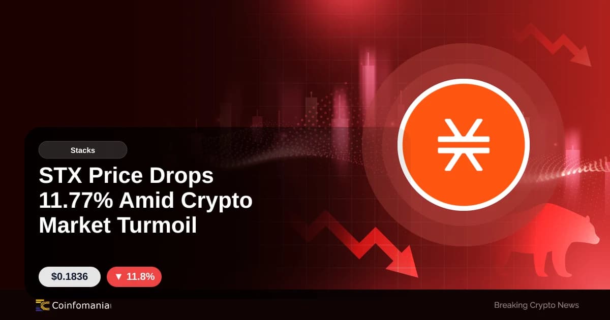 STX Price Drops 11.77% Amid Crypto Market Turmoil