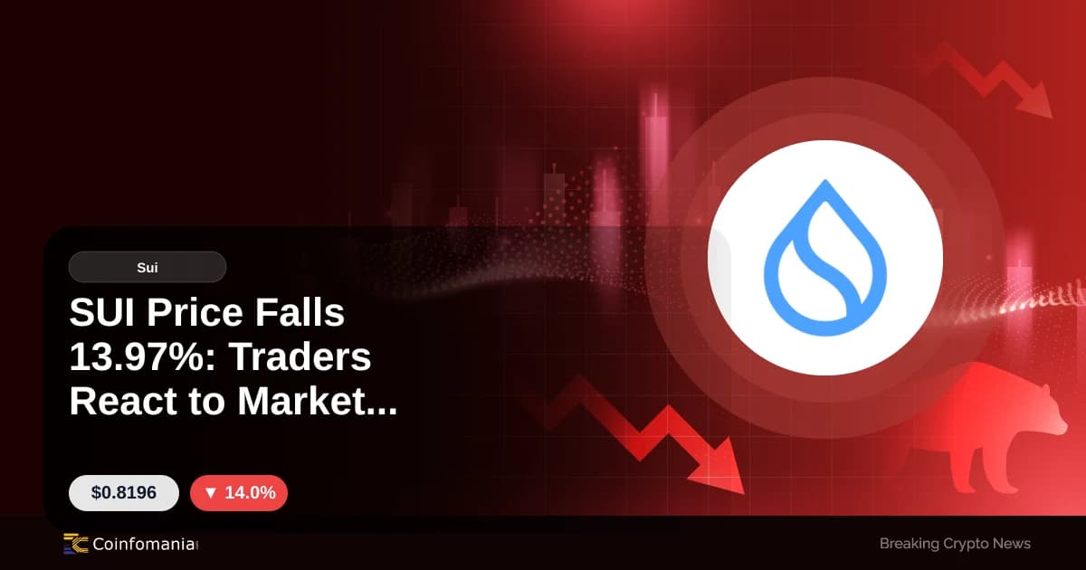 SUI Price Falls 13.97%: Traders React to Market Shifts