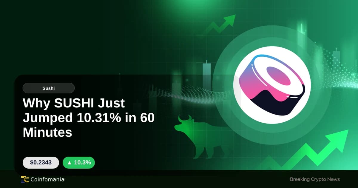 Why SUSHI Just Jumped 10.31% in 60 Minutes