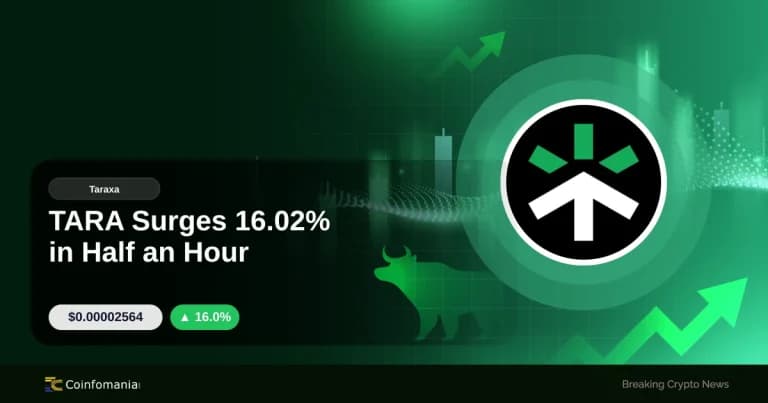 TARA Surges 16.02% in Half an Hour