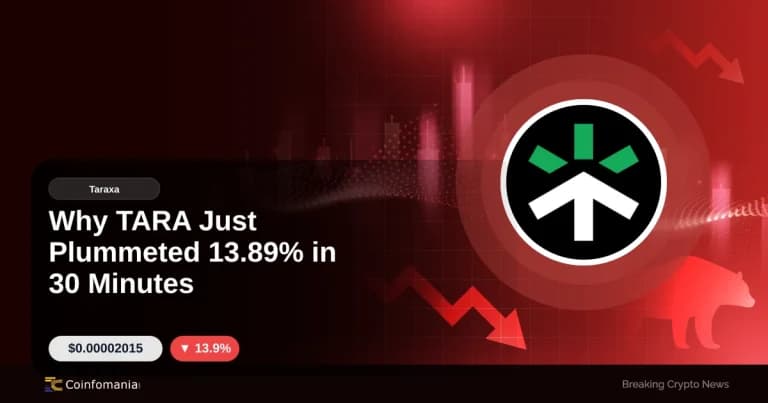 Why TARA Just Plummeted 13.89% in 30 Minutes