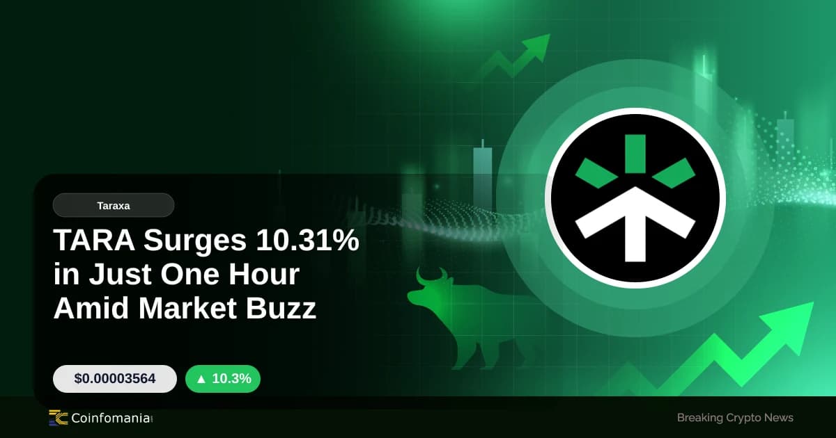 TARA Surges 10.31% in Just One Hour Amid Market Buzz