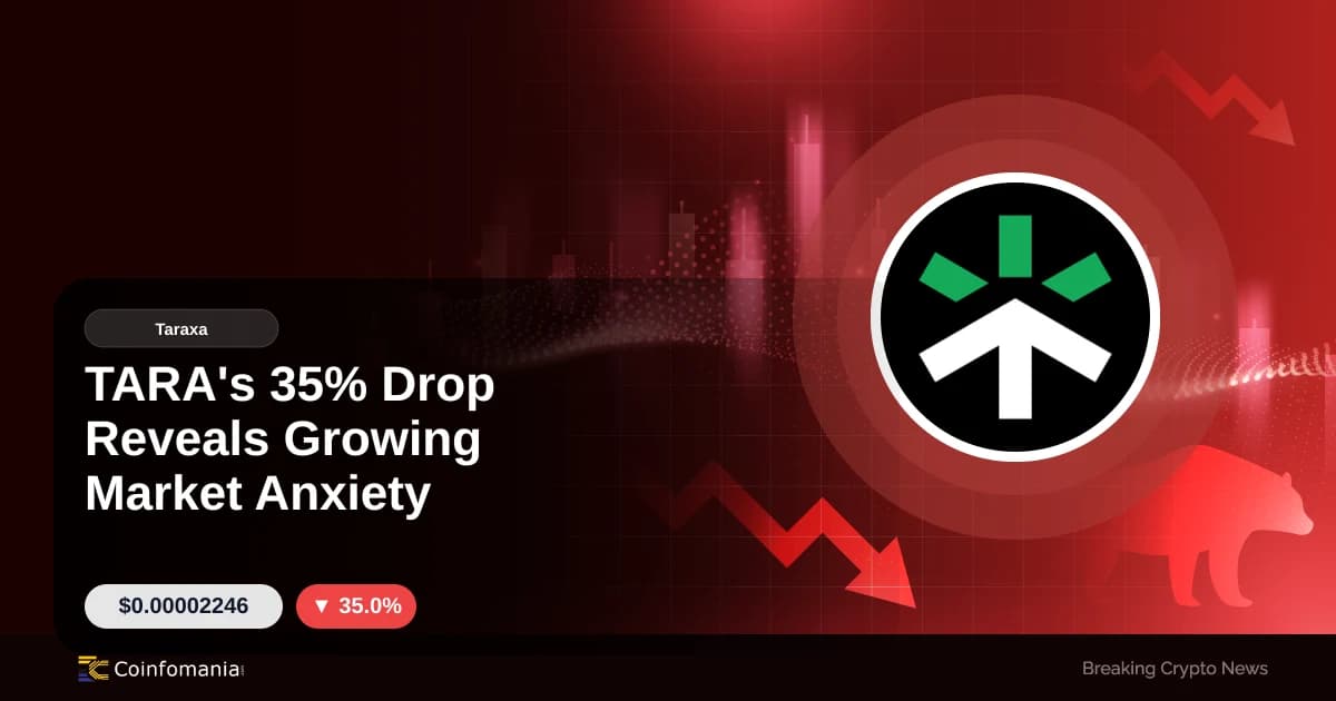 TARA’s 35% Drop Reveals Growing Market Anxiety