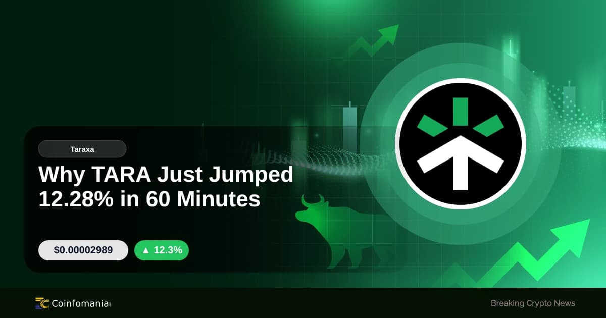 Why TARA Just Jumped 12.28% in 60 Minutes