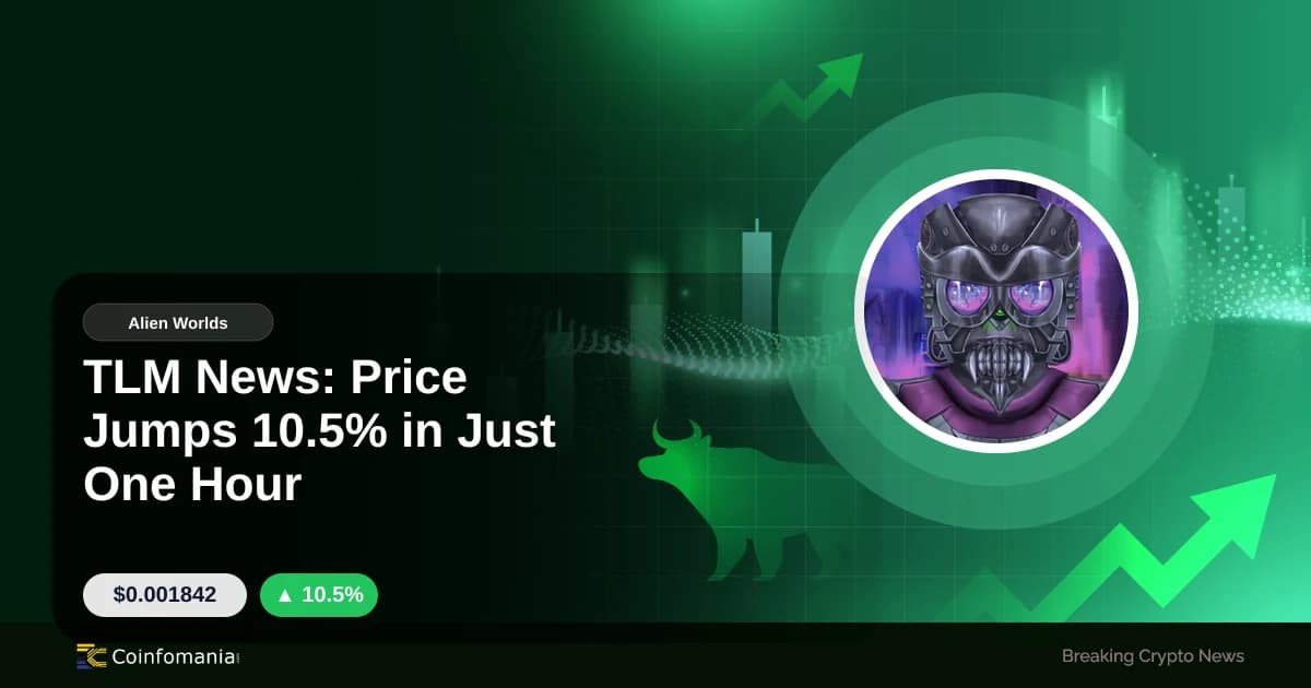 TLM News: Price Jumps 10.5% in Just One Hour