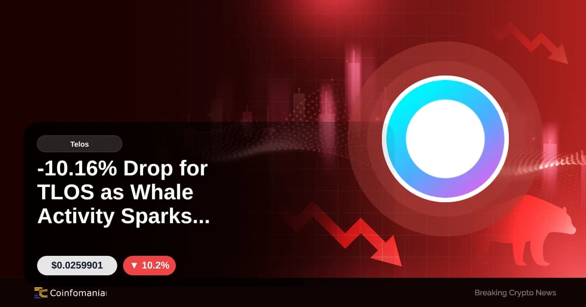 -10.16% Drop for TLOS as Whale Activity Sparks Sell-Off