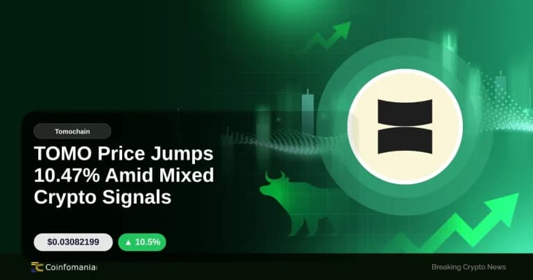 TOMO Price Jumps 10.47% Amid Mixed Crypto Signals