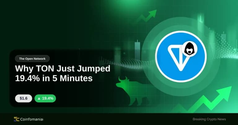 Why TON Just Jumped 19.4% in 5 Minutes