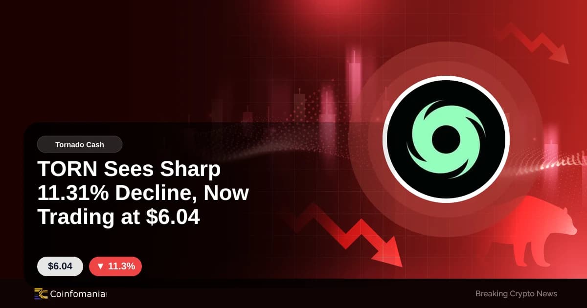 TORN Sees Sharp 11.31% Decline, Now Trading at $6.04