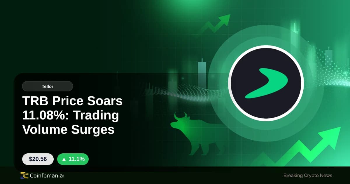 TRB Price Soars 11.08%: Trading Volume Surges