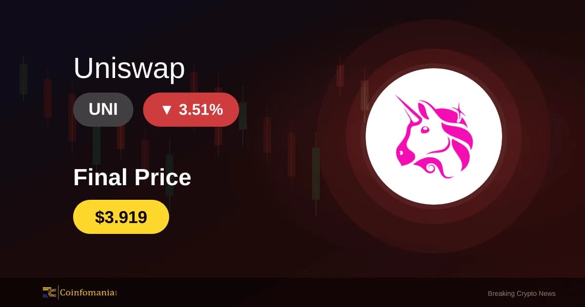 Uniswap Price Soars 3.5% — What’s Driving the Surge?