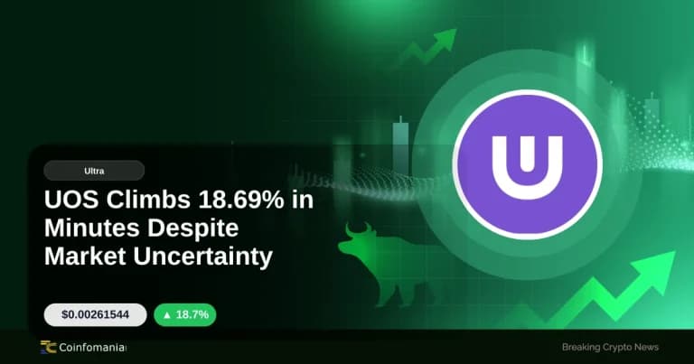 UOS Climbs 18.69% in Minutes Despite Market Uncertainty