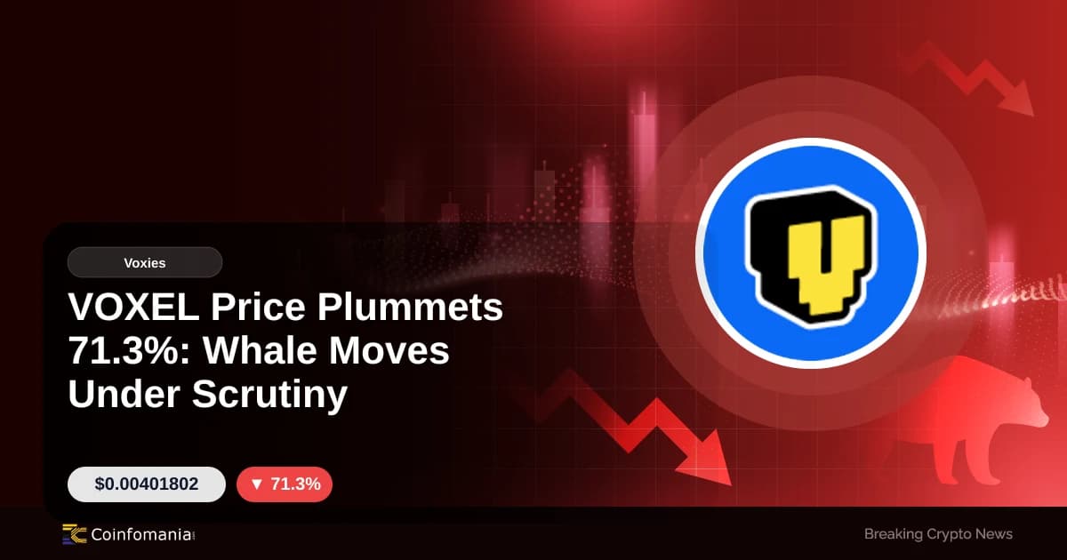 VOXEL Price Plummets 71.3%: Whale Moves Under Scrutiny