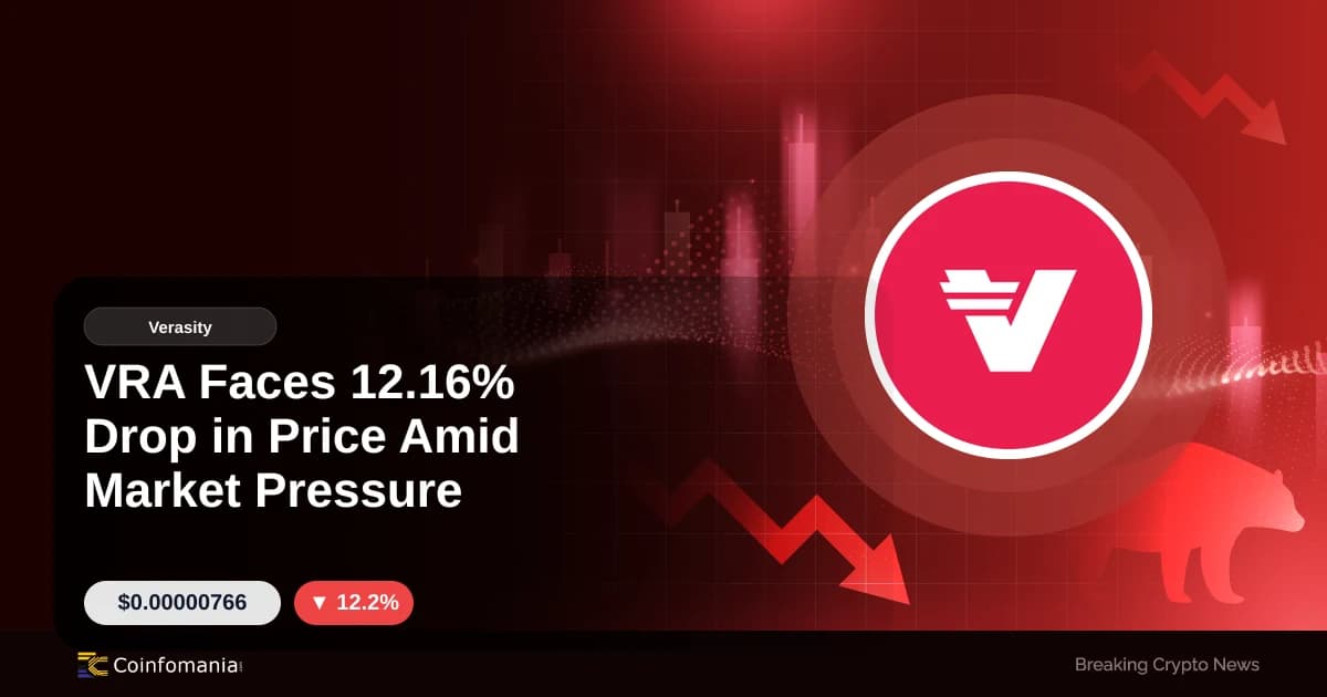 VRA Faces 12.16% Drop in Price Amid Market Pressure