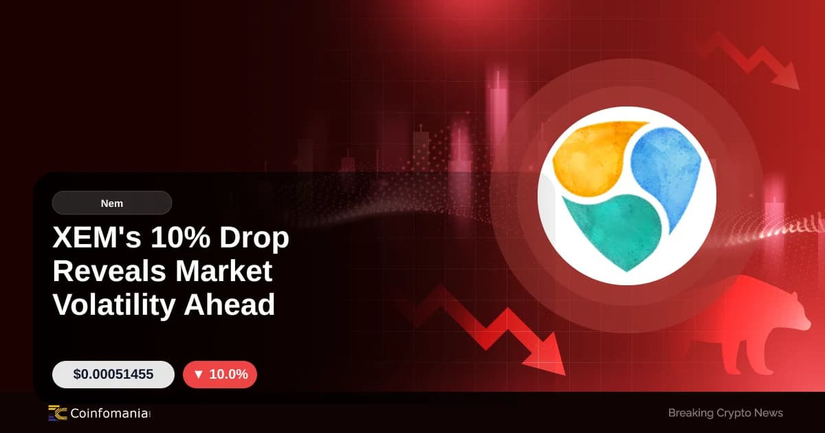 XEM’s 10% Drop Reveals Market Volatility Ahead