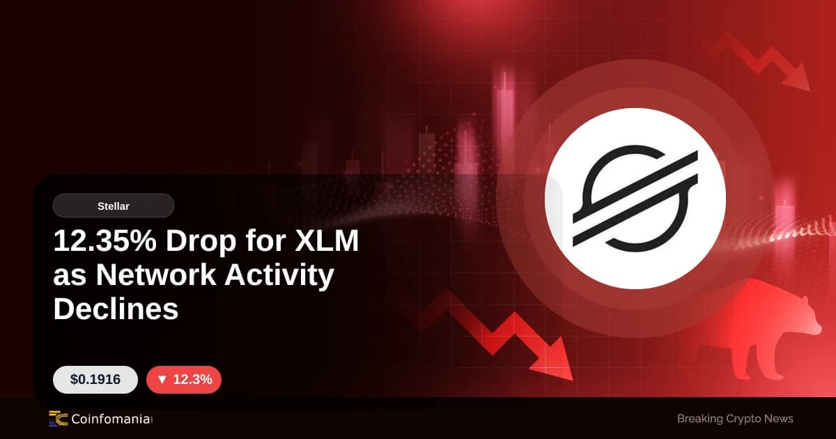 12.35% Drop for XLM as Network Activity Declines