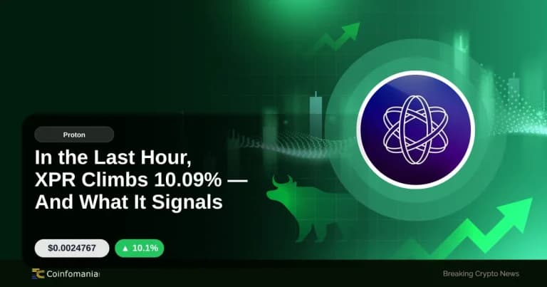 In the Last Hour, XPR Climbs 10.09% — And What It Signals