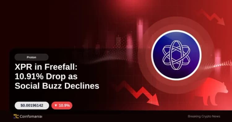 XPR in Freefall: 10.91% Drop as Social Buzz Declines