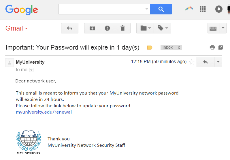 Avoiding Malicious Links and Phishing Scams