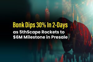 Bonk Dips 30% In 2-Days as 5thScape Rockets to $6.5M Milestone in Presale