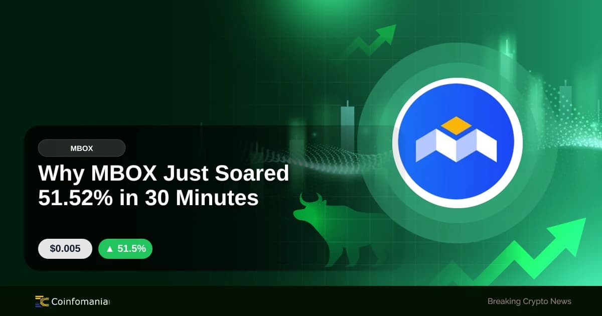 Почему MBOX за 30 минут подскочил на 51,52%