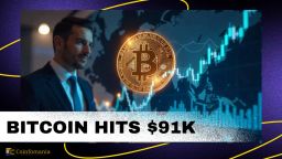 Bitcoin Surges Past $91k as Global Economic Factors Boost Investor Confidence