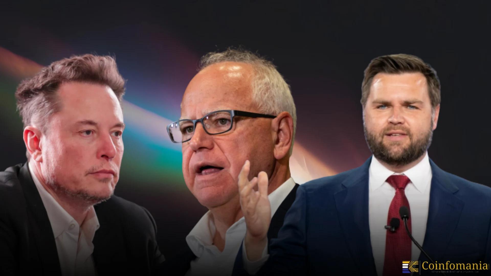 Elon Musk salue la performance de JD Vance lors du débat contre Walz