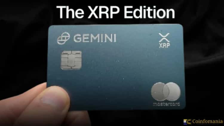 Gemini Launches XRP Credit Card Offering Up to 4% Rewards