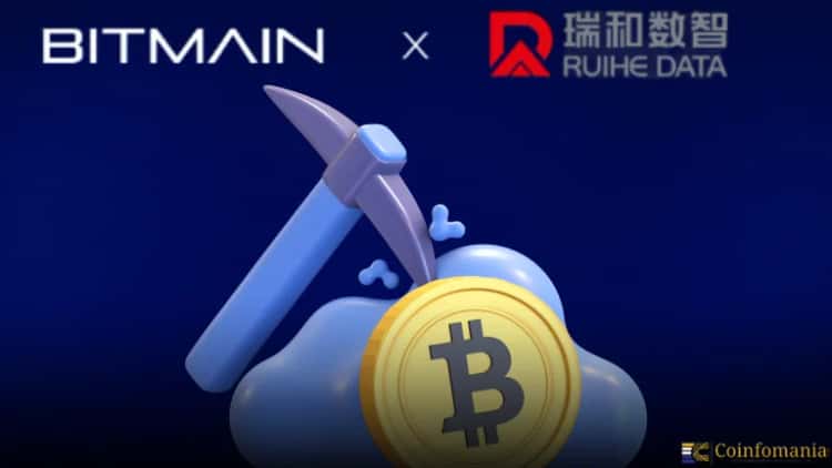 Ruihe Shuzhi Technology Partners with Bitmain for Bitcoin Cloud Mining