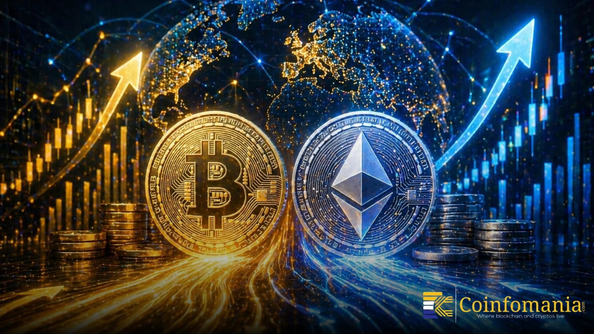 $1.2B การไหลเข้าของคริปโตสัญญาณความต้องการ Bitcoin และ Ethereum ที่เพิ่มขึ้น