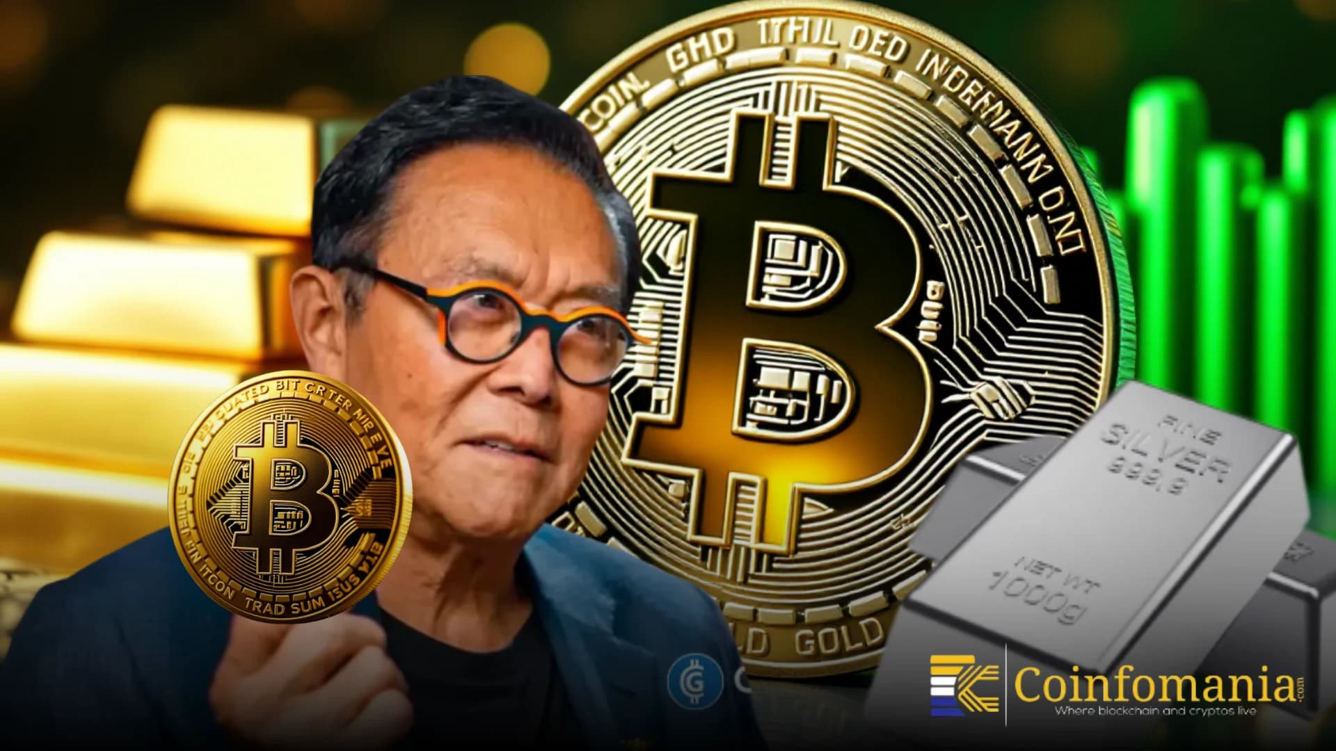 BTC Only! Robert Kiyosaki Rejects Gold and Silver for Bitcoin