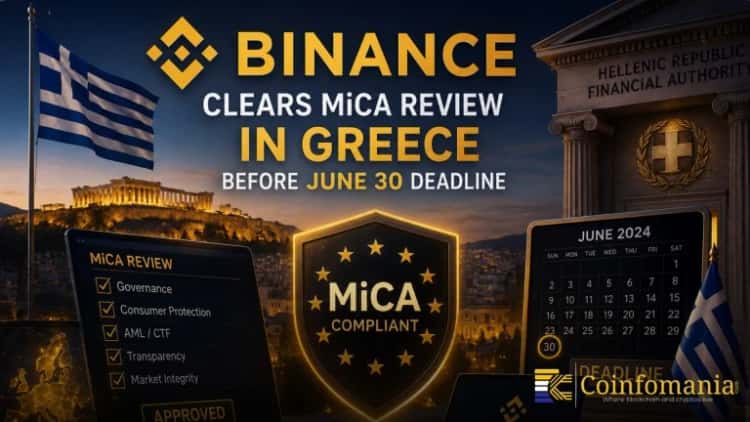 Binance supera la revisione MiCA in Grecia prima della scadenza del 30 giugno