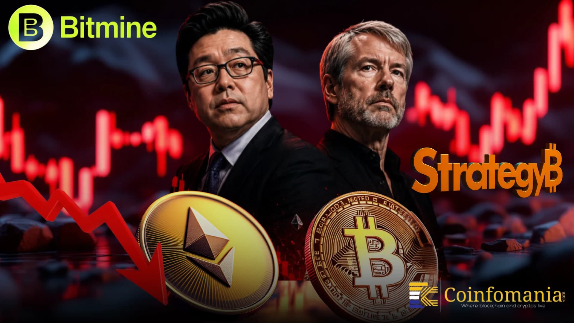 بيت ماين تخسر 8.9 مليار دولار في الإيثريوم بينما استراتيجية تخسر 7.6 مليار دولار في البيتكوين