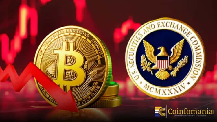 Bitcoin Drops Below $75K as SEC Delays Stock Tokenization Plan