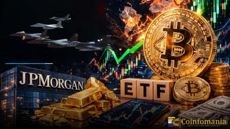 Bitcoin ETF-er slår gull siden krigen begynte, sier JPMorgan