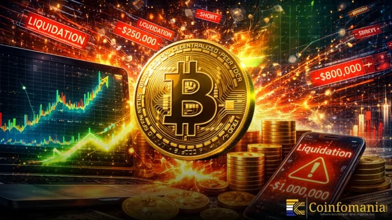 Движение цены Биткойна может спровоцировать ликвидацию коротких позиций на $1 миллиард