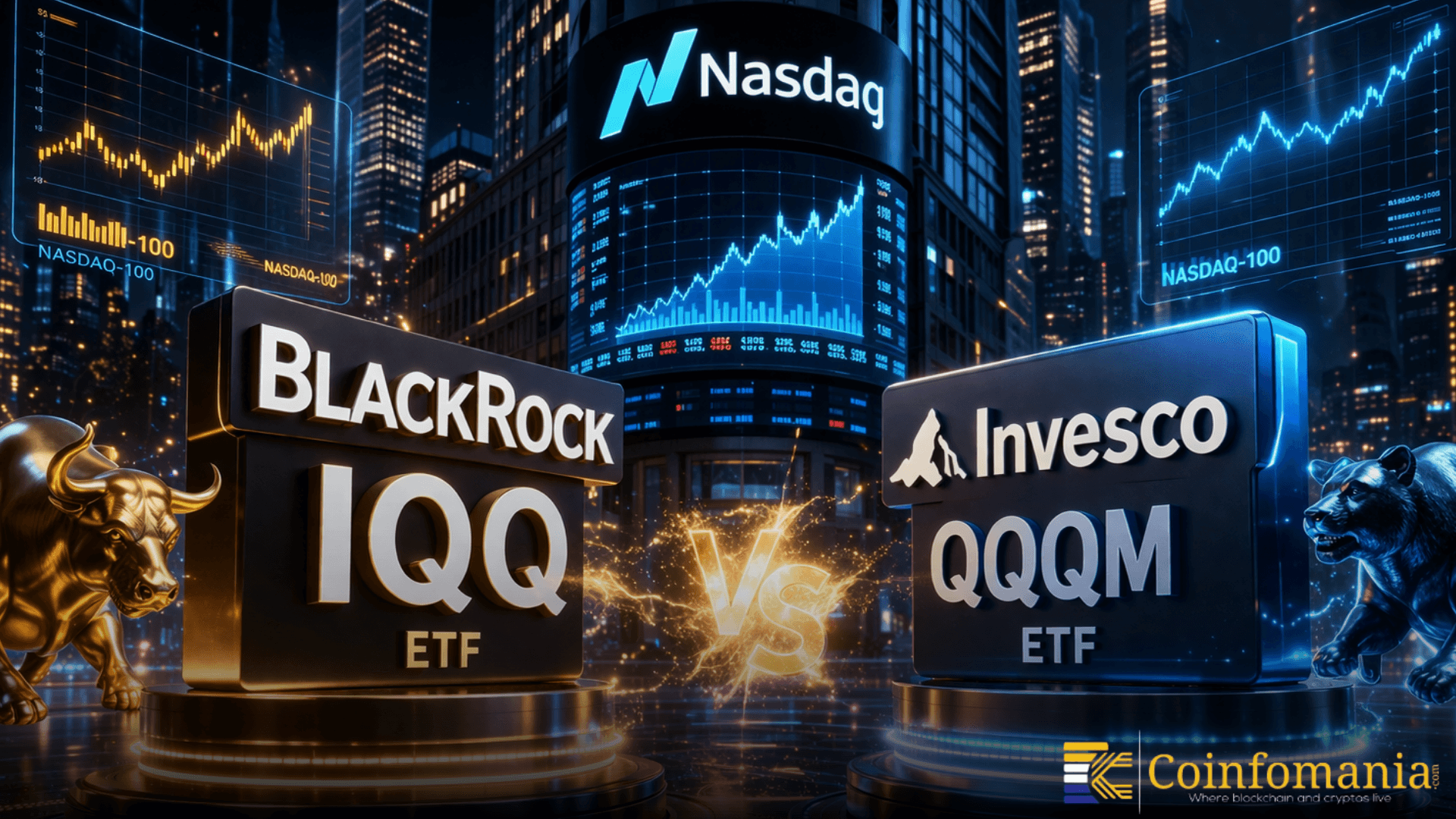 BlackRock Challenges Invesco with New Nasdaq-100 ETF IQQ